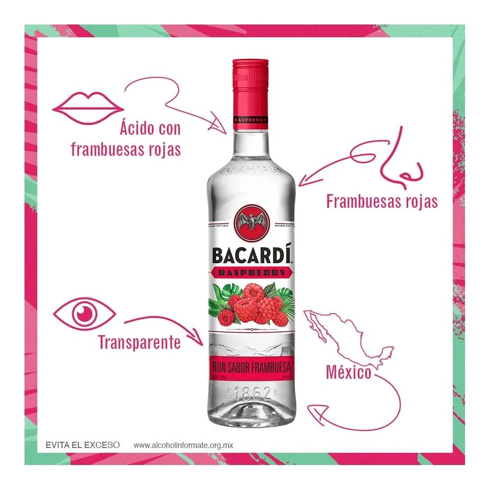 Ron Bacardí Raspberry 750 ml